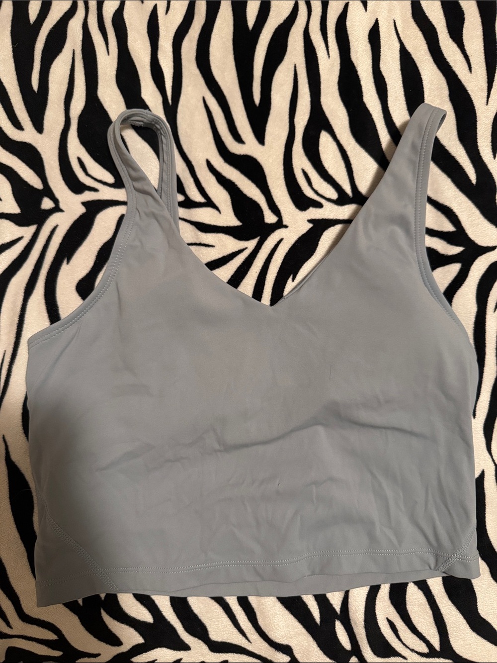 Women’s light blue Workout crop top